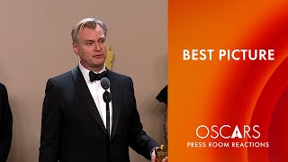 Best Picture | Oppenheimer | Oscars 2024 Press Room Speech