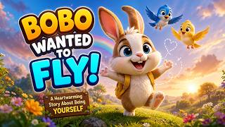 Bobo Wants to Fly 🐰✨ | A Heartwarming Story About Being Yourself | Kids Stories