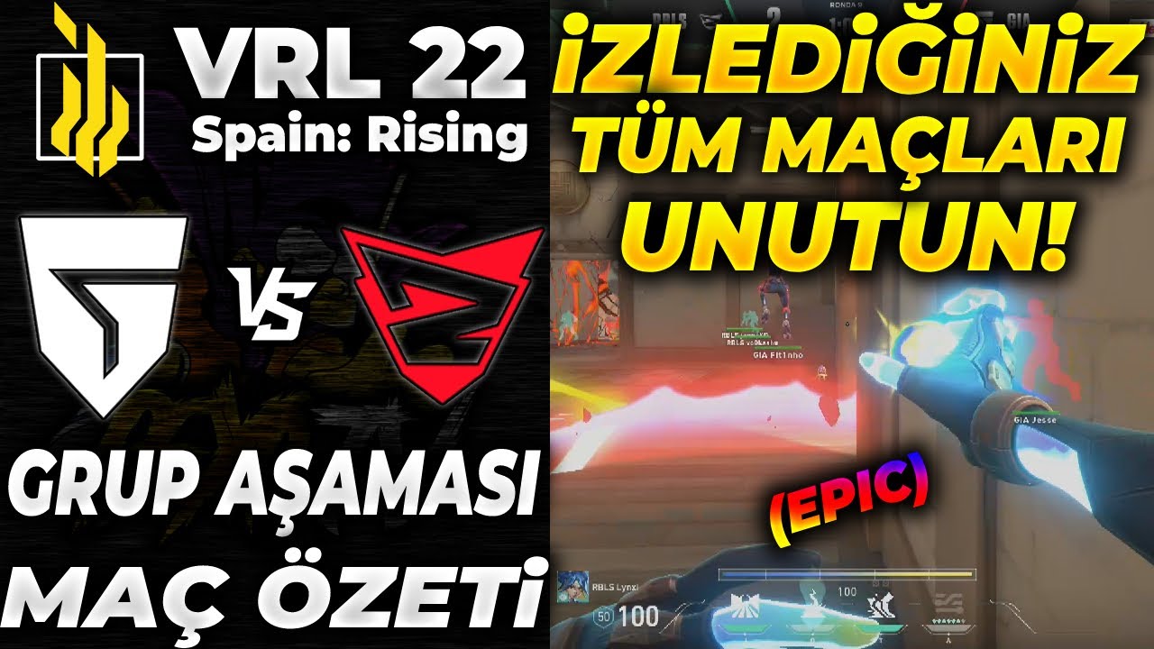 EFSANE MAÇ!! Giants Gaming vs Rebels Gaming Maç Özeti | VRL Spain: Rising "S2