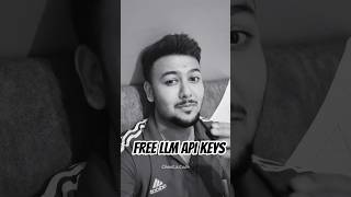 this GitHub repo will give you free API keys for free #ai #api #chatgpt #gemini #git #github #grok