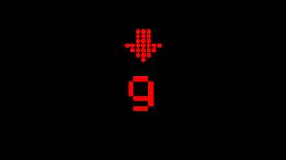 Hitachi Elevator floor indicator 1 - 9 red led POV