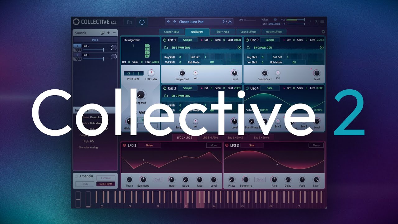 Collective 2 - 900以上の音色を収録したサンプルベース＋シンセシスの