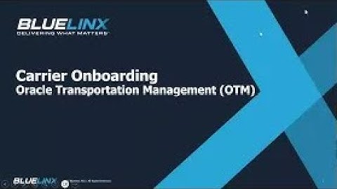 6. How to Lookup Tracking Events in BlueLinx OTM | Shipment Visibility Guide