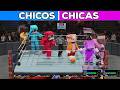 Dagar y Nacho y Toni vs Abi y Lia y Luna - CHICOS vs CHICAS en Minecraft!