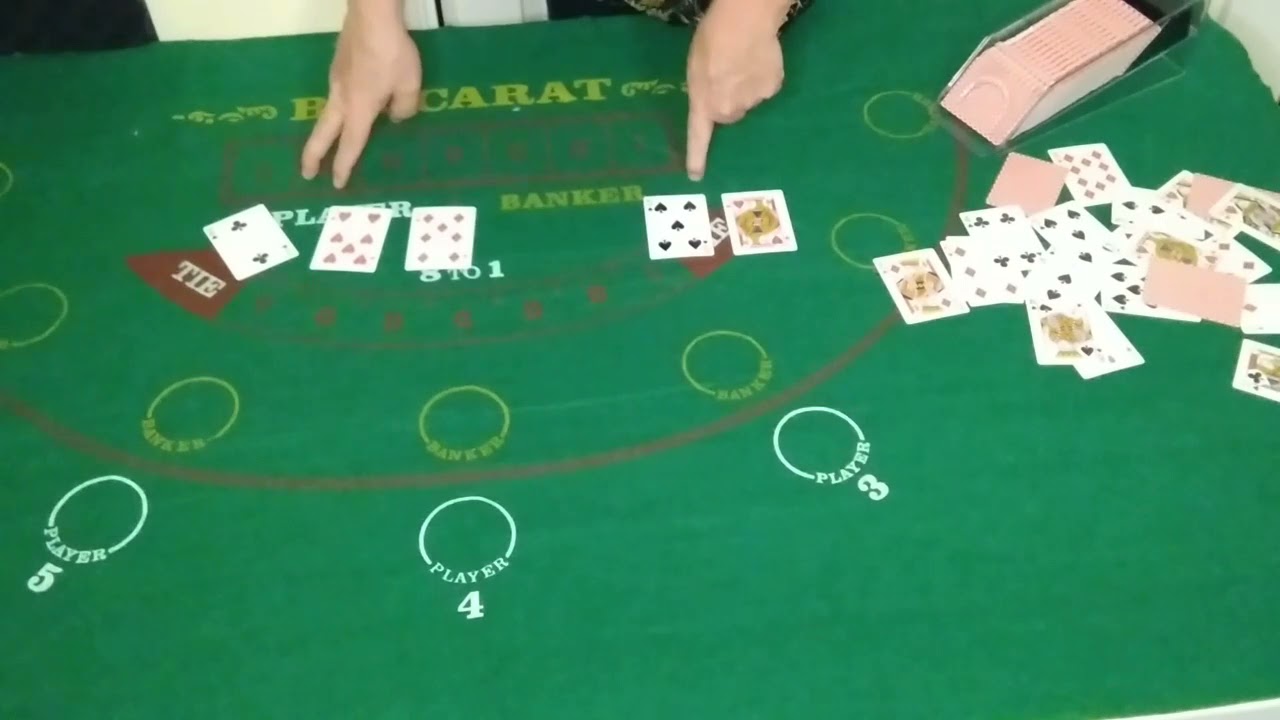 Baccarat Tutorial Rules of dealing Baccarat - YouTube