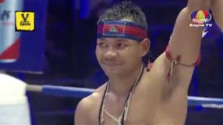 Phol Sophoan Vs Jack Apichat || Kun Khmer Vs Muay Thai (Bayon Stadium)