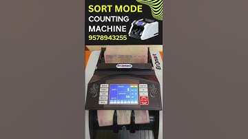How To Enable Sort Mode | Cash Counting Machine in 2023 Update
