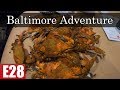 Baltimore Adventure | Faidley's Crab Cakes, Berger Cookies, Steamed Crabs, Coddies & More | EP 28