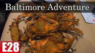 Baltimore Adventure | Faidley's Crab Cakes, Berger Cookies, Steamed Crabs, Coddies & More | EP 28