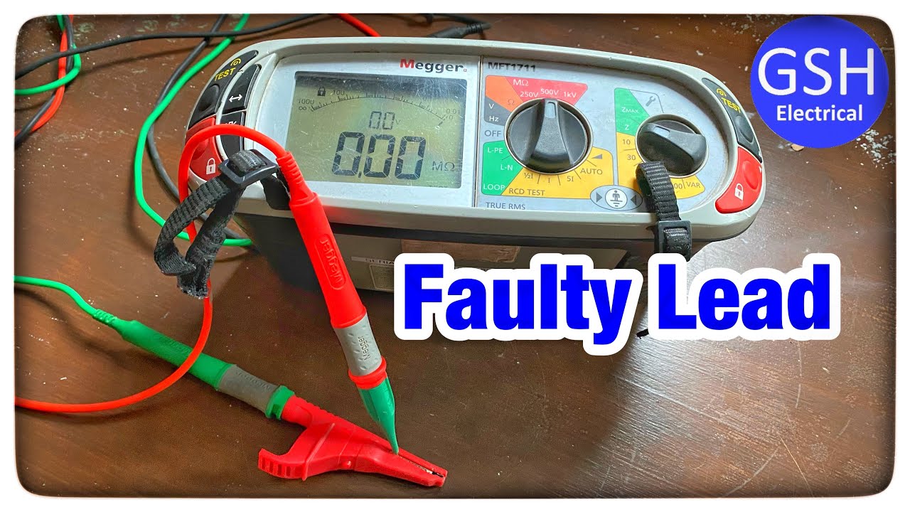 Mg Tf 135 Ersatz TESTLEITUNGEN Zubehör MEGGER MFT1710 MFT1711 MFT1741 1741 Ungesicherte Prüfleitungen Für Elektroinstallateure