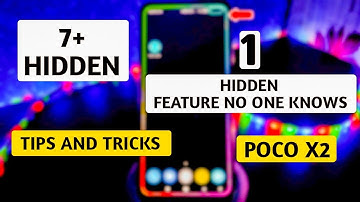 Poco X2 Top 7+ Hidden Features  Poco X2 Hidden Features | poco x2 Tips and Tricks | MIUI 12