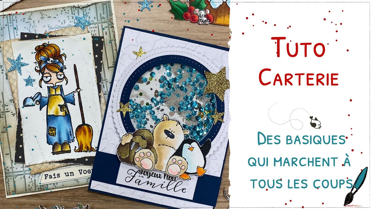Tuto Carterie : shaker card et classeur de gaufrage - les basiques