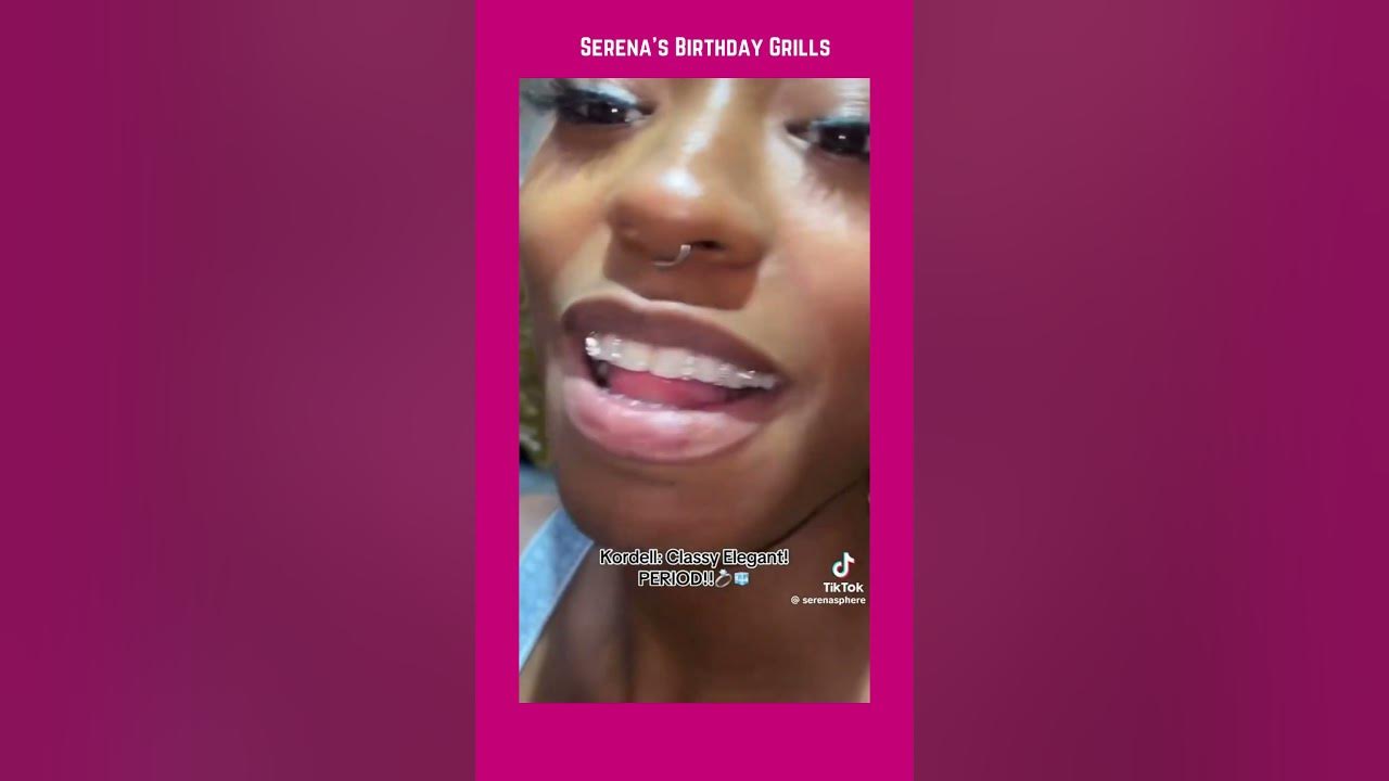 Serena Page's Birthday GRILLS Have Kordell Swooning! - YouTube