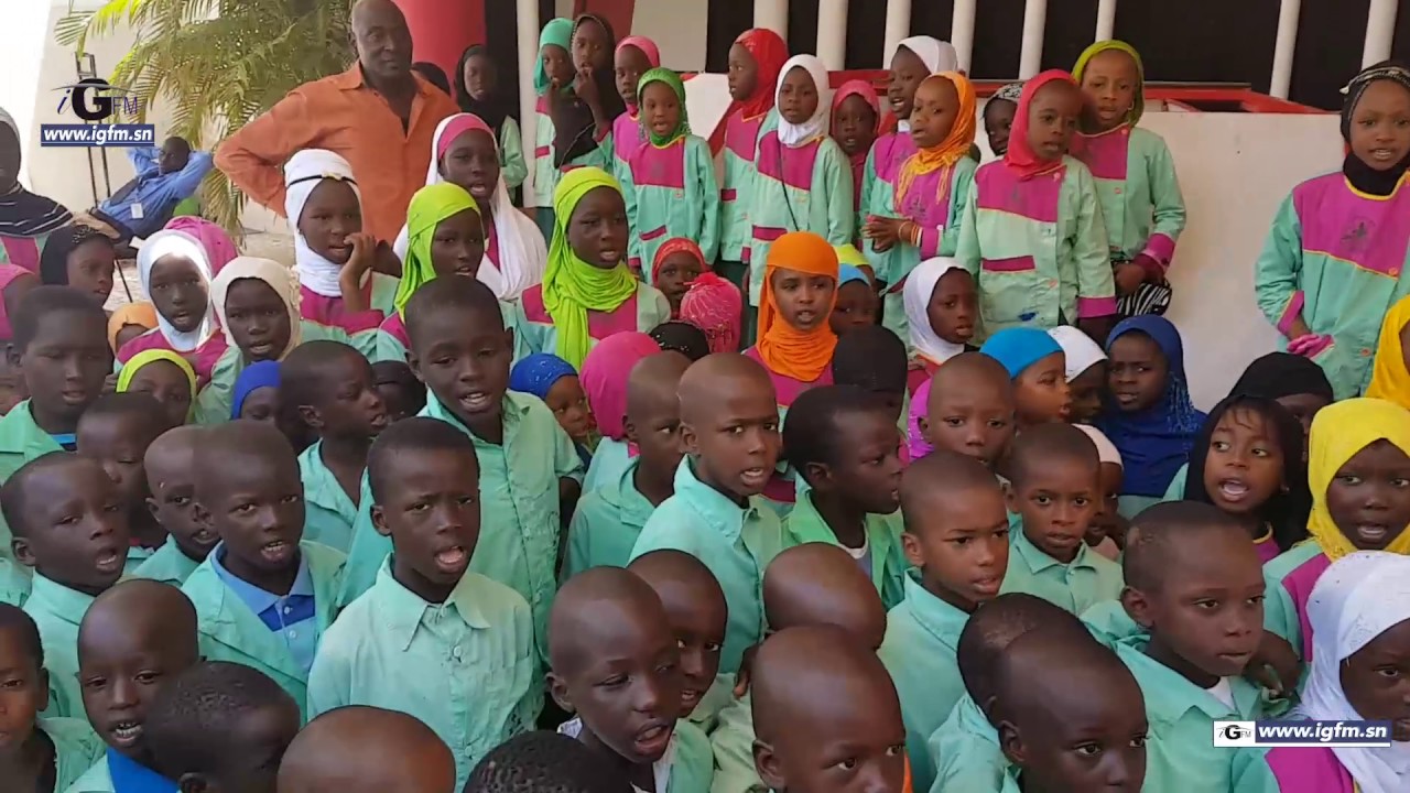 Les charmants élèves de l’école Franco Arabe El Hadj Ibrahima Sarr en visite à Tfm