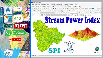 SPI || Stream Power Index calculation or Analysis from DEM in ArcGIS