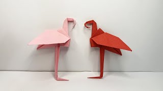 How To Make An Origami Flamingo フラミンゴ折り紙 Youtube How To Make An Origami Flamingo フラミンゴ折り紙 Youtube