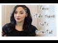Faux Side Shave - Hair Tutorial