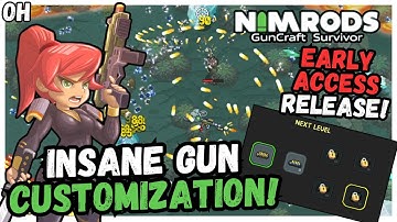INSANE New Roguelike! Nimrods: Guncraft Survivor!