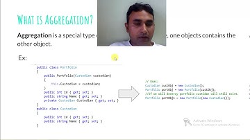 What is Aggregation in OOPS