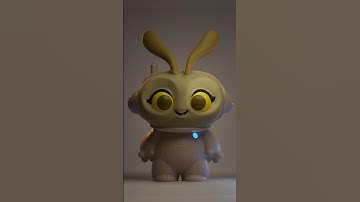 Nomad Sculpt model rendered in Blender Cycles! #shorts