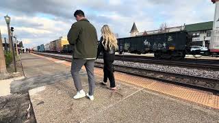 TRIPLE your UNION PACIFIC Railroad & METRA PLEASURE, Elmhurst, Illinois, 4/10/2026