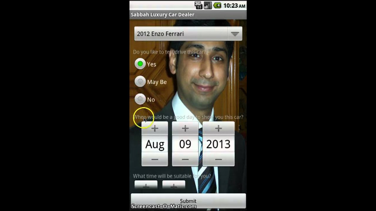 Android Car dealer app