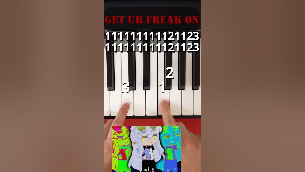 Best Piano video🤗✨ Get Ur Freak On [easy play tutorial] 🎹👐😄