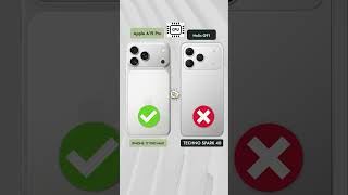 iPhone 17 Pro Max vs Tecno Spark 40