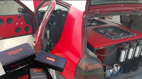 KICKER S18X SSA APM2 SPL Meter 151.38db  in one sub /159.16db in Two subwoofers