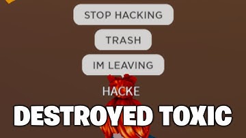 DESTROYING Toxic Hackers And HE RAGE QUITTED in Roblox Funky Friday