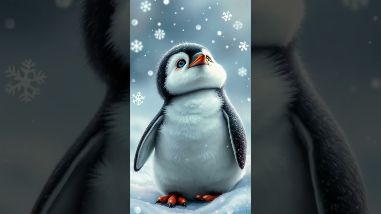 Little baby penguin saying hello to everyone 🥰🐧