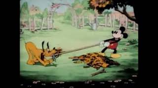 Mickey Mouse - Playful Pluto Computer Colorized Opening & Closing