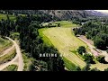 Baling haydrone aerial footage  inland northwest design  flying h youth ranch