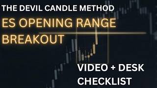 5-Minute ES Opening Range Breakout (Mechanical Devil Candle Strategy)