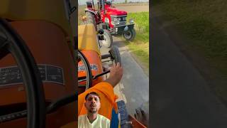 arjun tractor hindustan tractor ko side dete huye road par #farming #mahindra #tractor #vlog
