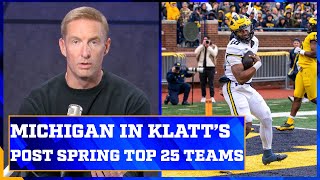 Ohio State, Michigan & Utah in Joel Klatt’s post spring top 25 | Joel Klatt Show