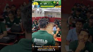 Glimpses of Personality Development and Spoken English Classes at Shield Defence Academy #nda