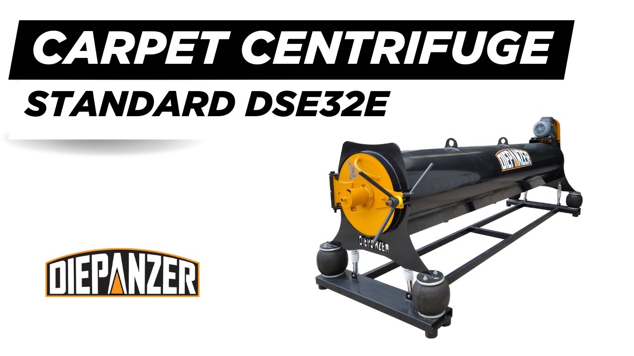 Carpet Centrifuge Machine Standard Model - Diepanzer