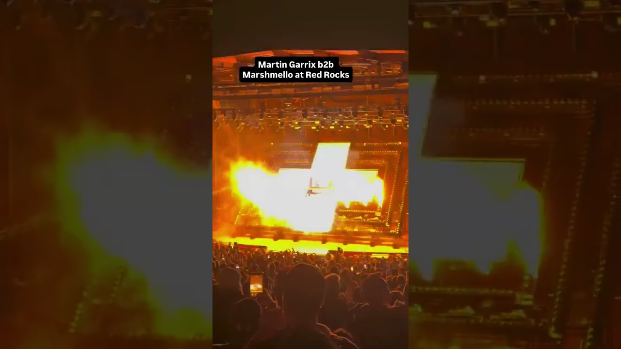 🎵 Marshmello - Alone (Live at Red Rocks 2025) [Martin Garrix B2B Marshmello]