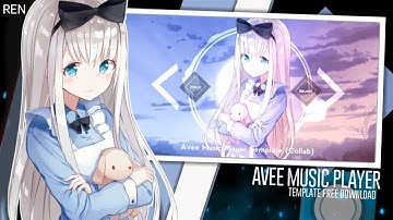 Music Audio Spectrum Template Avee Music Player | Free Download & Use | (Request Yusuf 45)