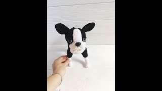 Crochet boston terrier Crochetings Shop