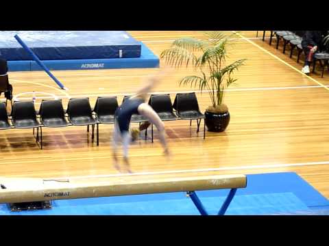 Monica Sloane 2010 NSW State gymnastics championships BB