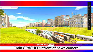 Train headed LAS-VEGAS with 80 passengers HUGE CRASH | Train and Rail Yard Simulator