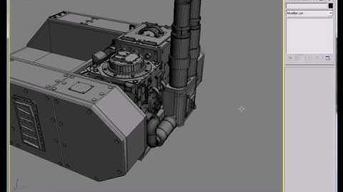 3ds Max tutorial - Ork Gunwagon part 22
