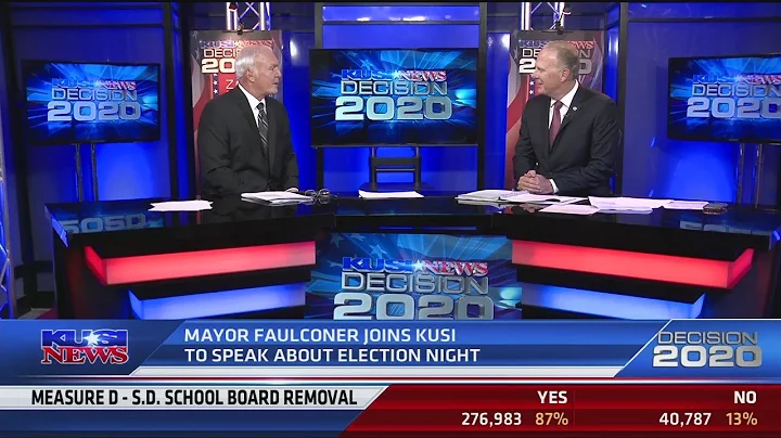 Mayor Kevin Faulconer joins KUSI News on Election Night