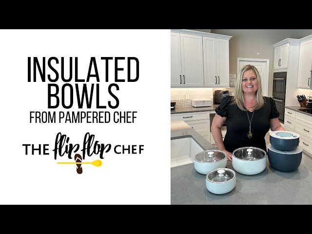 Pampered Chef Insulated Serving Bowl Set