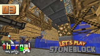 StoneBlock #3 - Sifting automation and Mob Farm