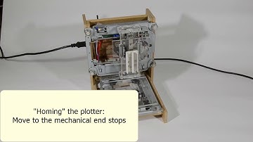 Micro Plotter Homing