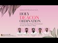 HOLY DEACON ORDINATION SHAJIN JOEL JITHIN SEBI JUSTIN CHRISTOS MTC RANNY HOLY DEACON ORDINATION SHAJIN JOEL JITHIN SEBI JUSTIN CHRISTOS MTC RANNY
