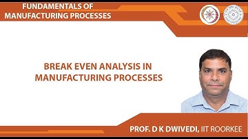 Break Even Analysis in Manufacturing Processes